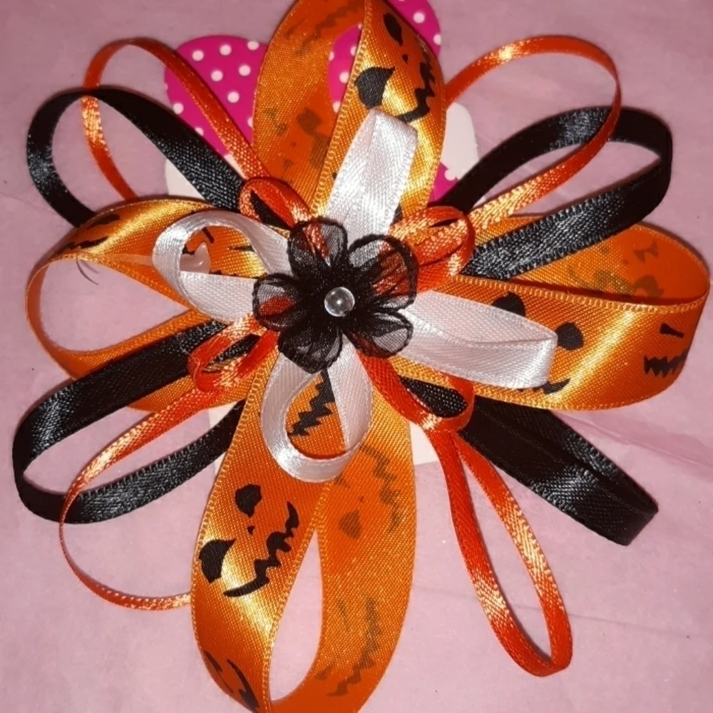𝅺5pc Hairbow set (Halloween)